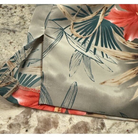 VTG Connected Petites Hawaiian Sleeveless Dress  Euro  Resort Beach 8p Read Y2K - Picture 3 of 9